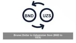 Brunei Dollar to Uzbekistan Som (BND to UZS)