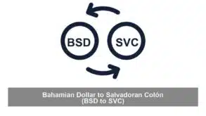 Bahamian Dollar to Salvadoran Colón (BSD to SVC)