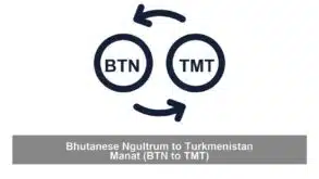 Bhutanese Ngultrum to Turkmenistan Manat (BTN to TMT)