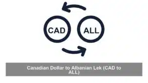 Canadian Dollar to Albanian Lek (CAD to ALL)