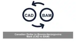 Canadian Dollar to Bosnia-Herzegovina Mark (CAD to BAM)