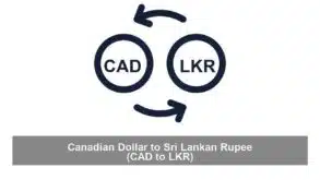 Canadian Dollar to Sri Lankan Rupee (CAD to LKR)