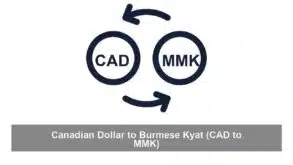 Canadian Dollar to Burmese Kyat (CAD to MMK)