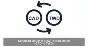 Canadian Dollar to New Taiwan Dollar (CAD to TWD)