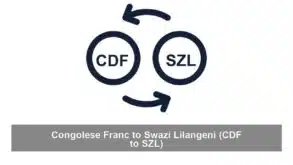 Congolese Franc to Swazi Lilangeni (CDF to SZL)