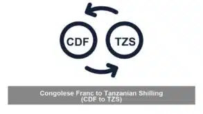 Congolese Franc to Tanzanian Shilling (CDF to TZS)