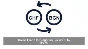 Swiss Franc to Bulgarian Lev (CHF to BGN)