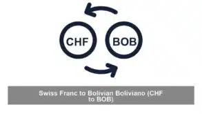 Swiss Franc to Bolivian Boliviano (CHF to BOB)