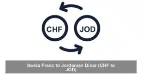 Swiss Franc to Jordanian Dinar (CHF to JOD)