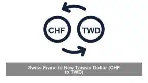 Swiss Franc to New Taiwan Dollar (CHF to TWD)