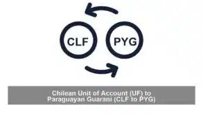 Chilean Unit of Account (UF) to Paraguayan Guarani (CLF to PYG)