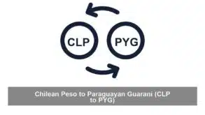 Chilean Peso to Paraguayan Guarani (CLP to PYG)
