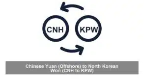 Chinese Yuan (Offshore) to North Korean Won (CNH to KPW)