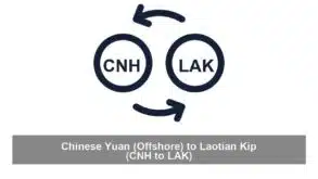 Chinese Yuan (Offshore) to Laotian Kip (CNH to LAK)