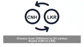 Chinese Yuan (Offshore) to Sri Lankan Rupee (CNH to LKR)
