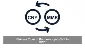 Chinese Yuan to Burmese Kyat (CNY to MMK)