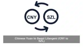 Chinese Yuan to Swazi Lilangeni (CNY to SZL)