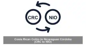 Costa Rican Colón to Nicaraguan Córdoba (CRC to NIO)