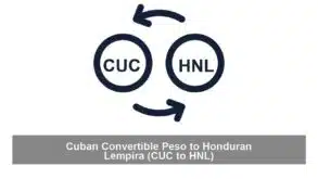 Cuban Convertible Peso to Honduran Lempira (CUC to HNL)