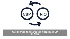 Cuban Peso to Nicaraguan Córdoba (CUP to NIO)