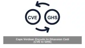 Cape Verdean Escudo to Ghanaian Cedi (CVE to GHS)