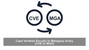 Cape Verdean Escudo to Malagasy Ariary (CVE to MGA)