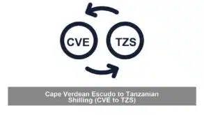Cape Verdean Escudo to Tanzanian Shilling (CVE to TZS)