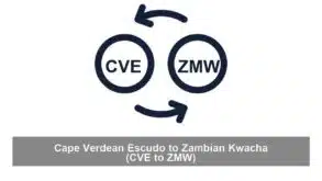 Cape Verdean Escudo to Zambian Kwacha (CVE to ZMW)
