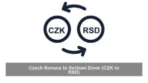 Czech Koruna to Serbian Dinar (CZK to RSD)