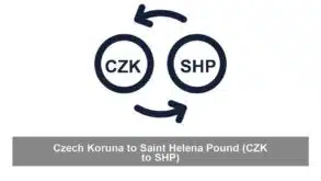 Czech Koruna to Saint Helena Pound (CZK to SHP)