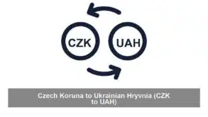 Czech Koruna to Ukrainian Hryvnia (CZK to UAH)
