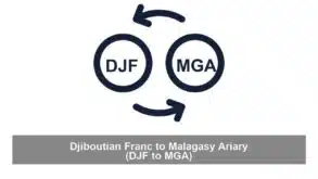 Djiboutian Franc to Malagasy Ariary (DJF to MGA)