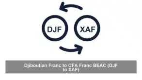 Djiboutian Franc to CFA Franc BEAC (DJF to XAF)