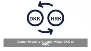 Danish Krone to Croatian Kuna (DKK to HRK)