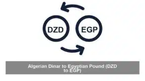Algerian Dinar to Egyptian Pound (DZD to EGP)