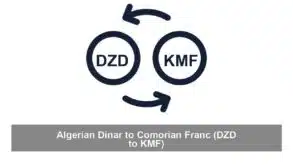 Algerian Dinar to Comorian Franc (DZD to KMF)