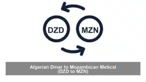 Algerian Dinar to Mozambican Metical (DZD to MZN)