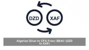 Algerian Dinar to CFA Franc BEAC (DZD to XAF)