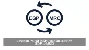 Egyptian Pound to Mauritanian Ouguiya (EGP to MRO)