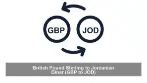 British Pound Sterling to Jordanian Dinar (GBP to JOD)