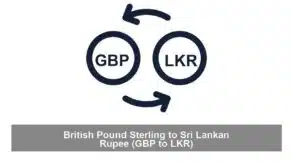 British Pound Sterling to Sri Lankan Rupee (GBP to LKR)