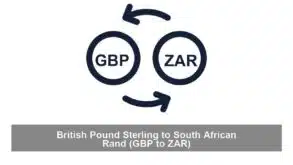 British Pound Sterling to South African Rand (GBP to ZAR)