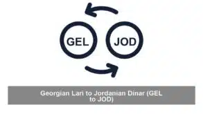 Georgian Lari to Jordanian Dinar (GEL to JOD)