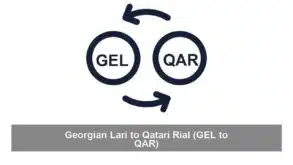 Georgian Lari to Qatari Rial (GEL to QAR)