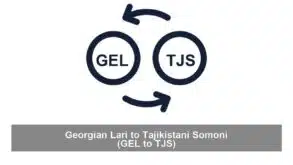 Georgian Lari to Tajikistani Somoni (GEL to TJS)