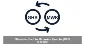 Ghanaian Cedi to Malawian Kwacha (GHS to MWK)
