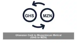 Ghanaian Cedi to Mozambican Metical (GHS to MZN)