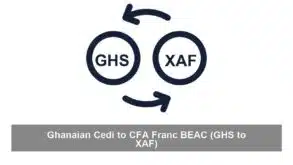 Ghanaian Cedi to CFA Franc BEAC (GHS to XAF)