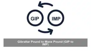 Gibraltar Pound to Manx Pound (GIP to IMP)