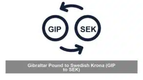 Gibraltar Pound to Swedish Krona (GIP to SEK)